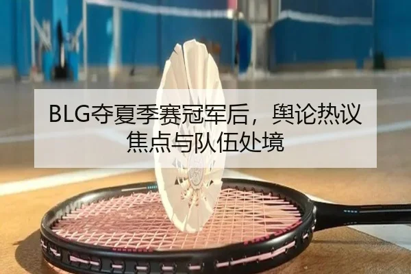 BLG夺夏季赛冠军后，舆论热议焦点与队伍处境